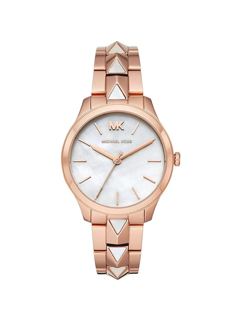 Michael Kors MK6671 Womens Rose Gold Runway Mercer Watch